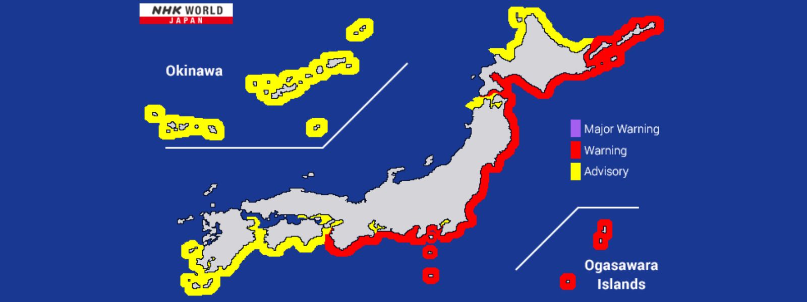Tsunami Warning Issued For Japan's Pacific Coast